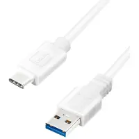 Logilink CU0176, 2 m, USB A, USB C, USB 3.2 Gen 1 (3.1 Gen 1), Weiß