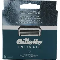 Gillette INTIMATE, Männer, , Aluminium, Schwarz, 6 Stück(e)