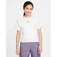 Nike T-Shirt "G NSW TEE BOXY ESSNTL LBR" Kurzarm, mit Rundhalsausschnitt, aus Baumwoll-Jersey, normale Länge