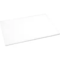Hygiplas antibakterielles LDPE Schneidebrett weiß 450x300x10mm