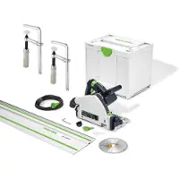 Festool Tauchsäge TS 55 FEBQ Plus FS Führungsschiene 1400/2 FSZ 120 SYS3 M 337