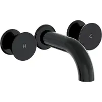 Vitra A4269039 Zweigriff-Waschtischarmatur Liquid