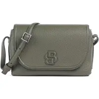 BOSS Umhängetasche aus genarbtem Kunstleder mit Double-B-Monogramm Grösse ONESI