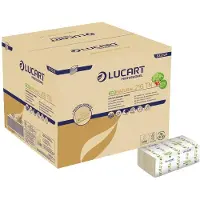 LUCART PROFESSIONAL 6000pcs Dispenser Napkins Interfold 2-Ply Econatural