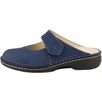 Finn Comfort Stanford Damen Clog blau Nubukleder - Größe: 41