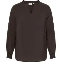 ONLY Shirtbluse "CARMETTA LIFE V-NECK TOP WVN NOOS" Kunstfaser, regular fit