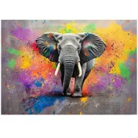 WALLARENA FOTOTAPETE Kinderzimmer Elefant Tiere 300x210