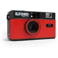 Ilford Sprite 35-II, Kamera, Rot und Schwarz