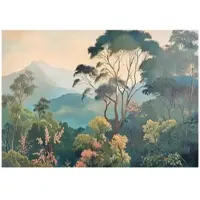 WALLARENA FOTOTAPETE Dschungel Natur Tapete Wohnzimmer Schlafzimmer 200x140