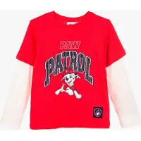 Ryhmä Hau Langärmliges T-Shirt, Rot, 98-104