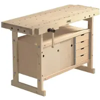 Sjöbergs Hobelbank Nordic Plus 1450 inkl. Schrankbausatz 0042 Hobby 35011