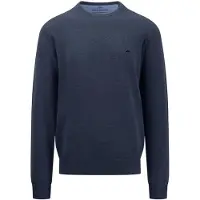 FYNCH-HATTON Strickpullover "Langarmpullover" mit Logostickerei