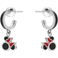 Disney Playful Mickey and Minnie Mouse silver rings ES00075SZCL.CS