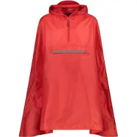 CMP Cape Kinder Regen Poncho mit Kapuze rot 140