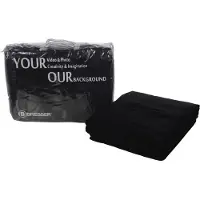 Bresser BG-3X6-ZW Hintergrundstuch 3 x 6 Meter Schwarz