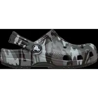 Crocs Clog Toddler Classic Camouflage Black/Slate Grey-Schuhgröße 25 - 26