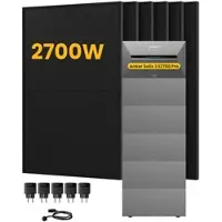 Anker SOLIX Solarbank 3 E2700 Pro Solaranlage, mit 6 x 450W Bifazialen Solarmodulen, by Powerness - 16kWh / 5 x Smart Plug / Selbstabholung