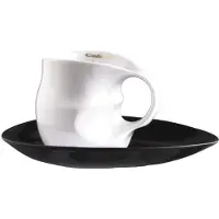 Colani Porzellan Ab ovo Black & White Kaffeetasse / Cappuccinotasse 2-tlg. 0,23 L Ab ovo Black & White 4142/010/S