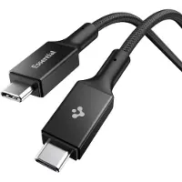 Spigen Essential EB10010CC, 1 m, USB C, USB C, USB 3.2 Gen 1 (3.1 Gen 1), 5 Gbit/s, Schwarz