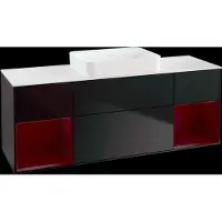Villeroy & Boch V&B Waschtischunterschrank FINION 1600x603x501mm m Apl. Gl wh ma Regalelem