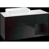 Villeroy & Boch V&B Waschtischunterschrank FINION 1200x603x501mm m Apl. Gl wh ma Regalelem