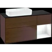 Villeroy & Boch V&B Waschtischunterschrank FINION 1200x603x501mm m Apl. Gl bl ma Regalelem