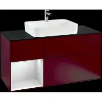 Villeroy & Boch V&B Waschtischunterschrank FINION 1200x603x501 Abdpl bl Reg wh ma/Peony
