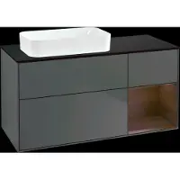 Villeroy & Boch V&B Waschtischunterschrank FINION 1200x603x501mm m Apl. Gl bl ma Regalelem