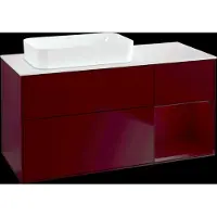 Villeroy & Boch V&B Waschtischunterschrank FINION 1200x603x501mm m Apl. Gl wh ma Regalelem