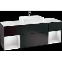 Villeroy & Boch V&B Waschtischunterschrank FINION 1600x603x501 Abdpl wh Reg wh ma/bl ma