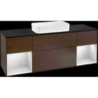 Villeroy & Boch V&B Waschtischunterschrank FINION 1600x603x501 Abdpl bl Reg wh ma/Wln Ve