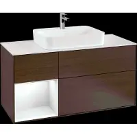 Villeroy & Boch V&B Waschtischunterschrank FINION 1200x603x501 Abdpl wh Reg gls wh/Wln Ve