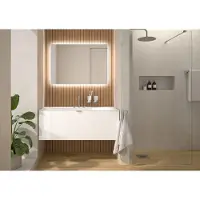 Emco MI 140 LED-Lichtspiegel mit umlaufender, indirekter Beleuchtung, Höhe 790mm, 449814006
