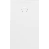 Villeroy & Boch Duschwanne Ecora, rechteckig, Weiß Alpin, 1500 x 900 x 35 mm, glänzend, Chrom-Edelmatt-Ablaufabdeckung