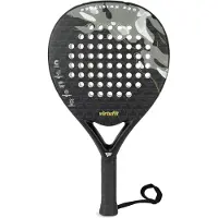 VirtuFit Precision Pro Padel-Schläger 365 g Carbon, EVA-Kern, Schwarz Gold