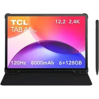 TCL TAB A1 Plus Tablet 12,2" 2,4K 120Hz 128GB 6GB 8000mAh Android 16 Flipcase T-Pen