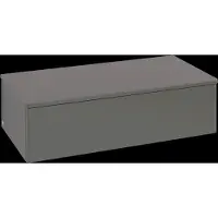 Villeroy & Boch V&B Waschtischunterschrank ohne Frontstruktur -Beleuchtung Antao 100x26,8x50cm, WBP Lac, lea gre. m Lac