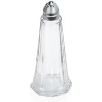 WAS Germany - Salz-/Pfefferstreuer Set, Ø 4,5 cm, Höhe 11 cm, Set á 12 Stück, Edelstahl, Glas