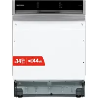 Telefunken Geschirrspüler 60 cm teilintegrierbar | Einbau Spülmaschine | 14 Gedecke | 9 Programme | AquaStop | GET6014AI