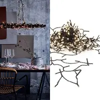Eglo LED Lichterkette XXL für außen, Außenbeleuchtung warmweiß, Outdoor-Weihnachtsbaumbeleuchtung, 25,6 m