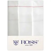 Ross 3er Pack Zwirn Halbleinen Geschirrtücher Kellnertuch 45x65 cm | rot - rot