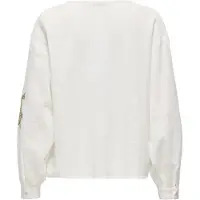 ONLY Onlmoon L/S Emb Top Wvn Noos