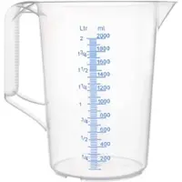 Contacto Messbecher, PP - Skalierung bis 2000ml"