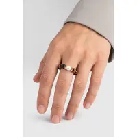 Purelei Anxiety Tiger‘s Eye Pearl Ring Mit Perle Gold / M/l Größe: M-L | Ringe Outlet | Damen | Weiß