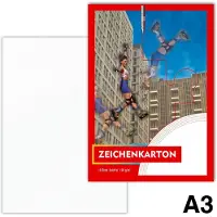 Kompatible Ware 2123 Zeichenkarton - Block mit 10 Blatt, 190g/qm, A3