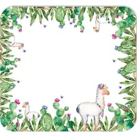 Rnk 46656 - Mousepad Block „Lama“, 240 x 220 mm, 30 Blatt, 1 Stück