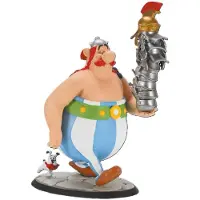 Plastoy Asterix Obelix Figur Mit Helmstapel Und Idefix 21 Cm Mehrfarbig Mehrfarbig One Size