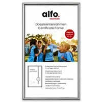 Alfo. Tibet A4 silber-glanz, Alurahmen
