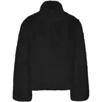 Vero Moda Kunstpelzjacke "Monroe Short" in Schwarz | Gr.: XXL