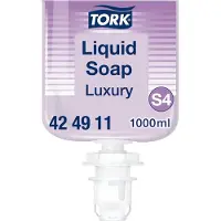 Tork Flüssigseife Luxus, Blütenduft, S4 424911 , 1 Karton = 6 Flakons à 1 Liter